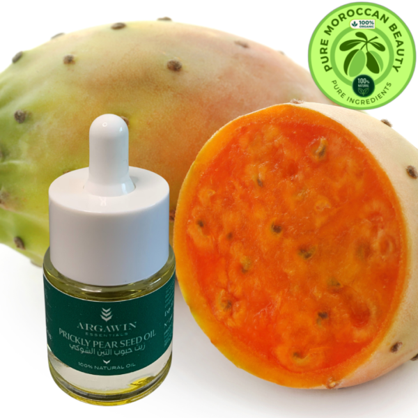 Pure Moroccan Prickly Pear Seed Oil 15ml - Image 2