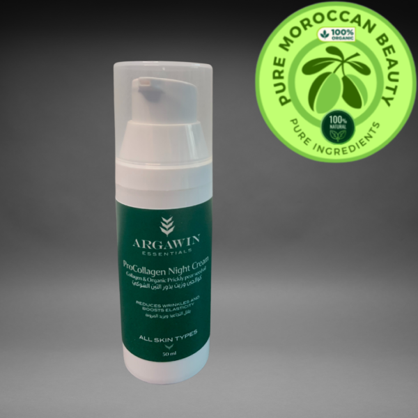 Moroccan Organic Anti-Aging Night Cream 50ml - Image 2