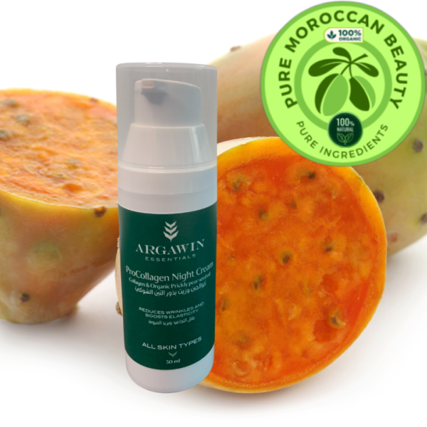 Moroccan Organic Anti-Aging Night Cream 50ml - Image 3
